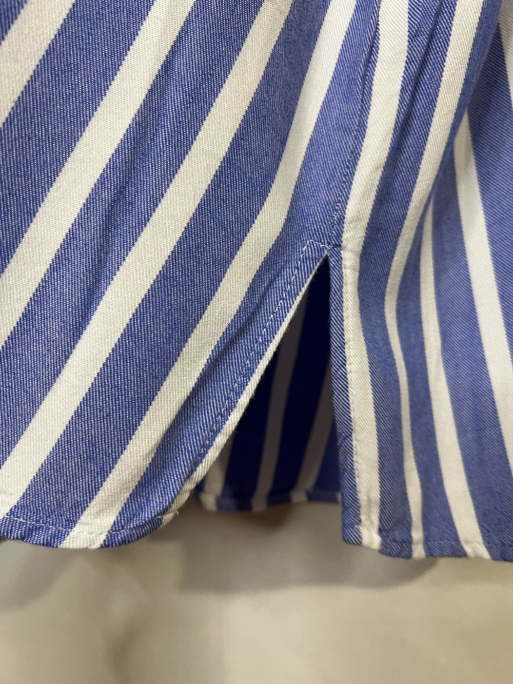 Amazon Essentials Blue & White Vertical Stripe Tunic Top - Size XXL - Picture 12 of 15